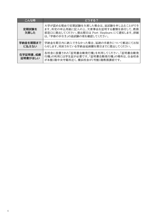 21年度 明治学院大学履修要項 社会学部